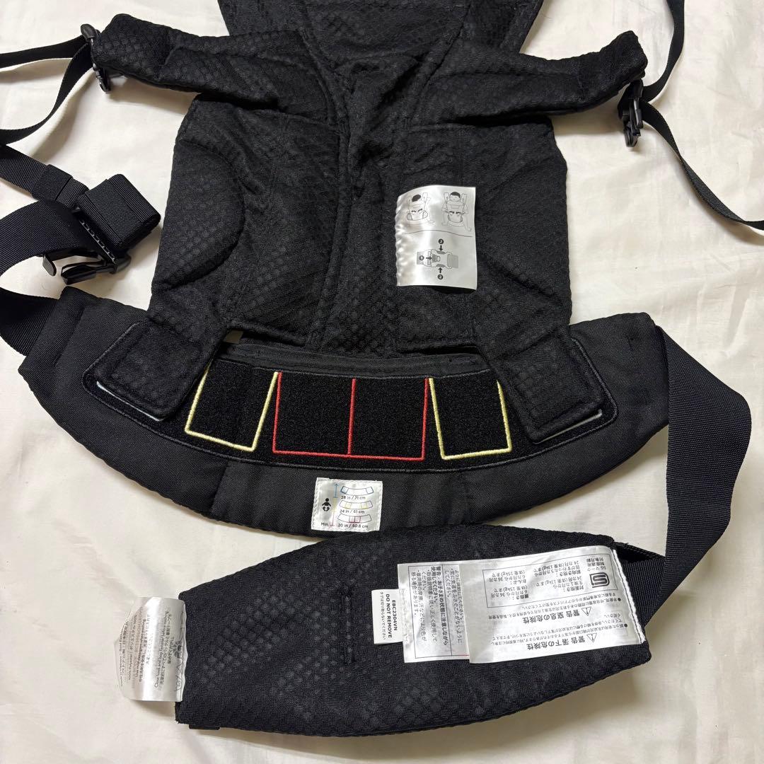 エルゴベビー オムニ ブリーズ 黒 未使用に近い 抱っこ紐 air メッシュ