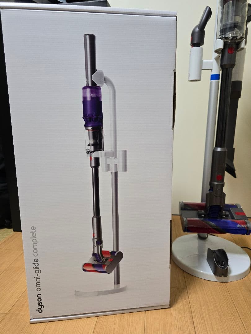 Dyson 掃除機 紫色 本体 保証 付属品付き
