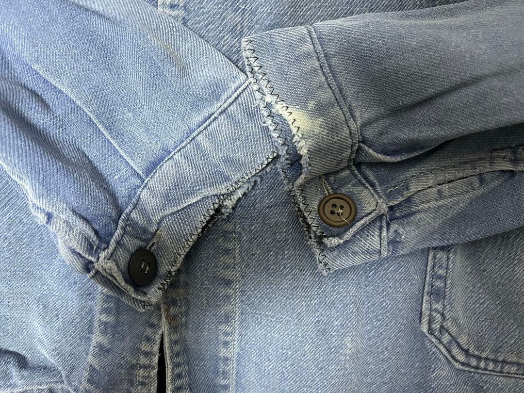 French vintage work jacket カバーオールBIGSIZE