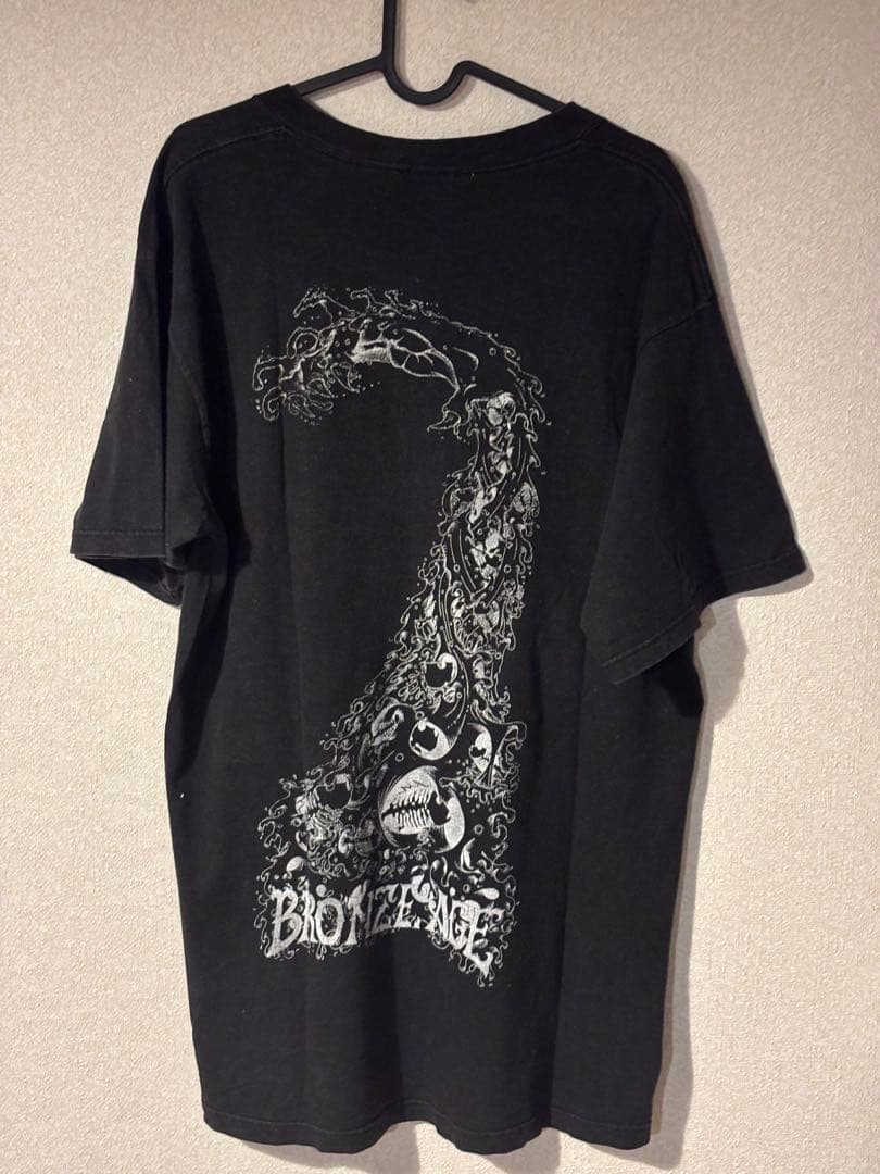 BRONZAGE tシャツ 90s アート フェード L オールド スケート