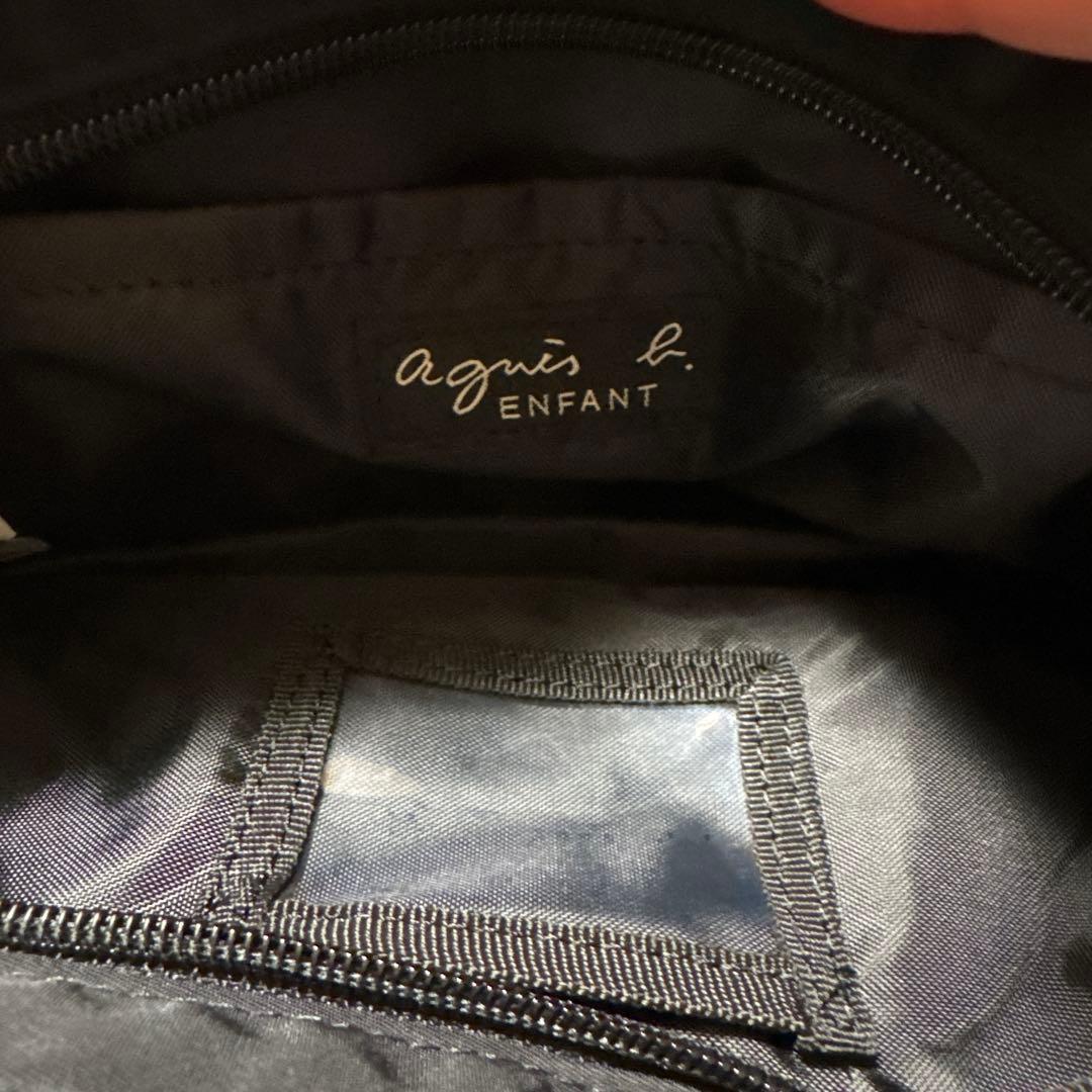 アニエス・ベー　agnis.b ウエストポーチ　ボディバック　黒　ブラック