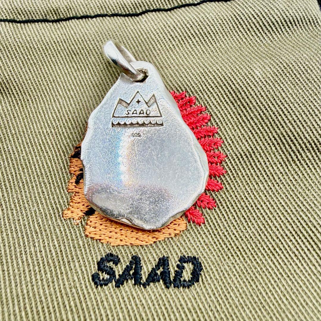 美品　SAAD サンシンボルメタル　タタキ　シルバー925