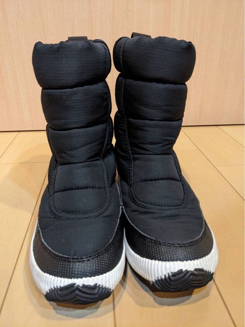 SOREL ブラック ダウンブーツ　24センチ