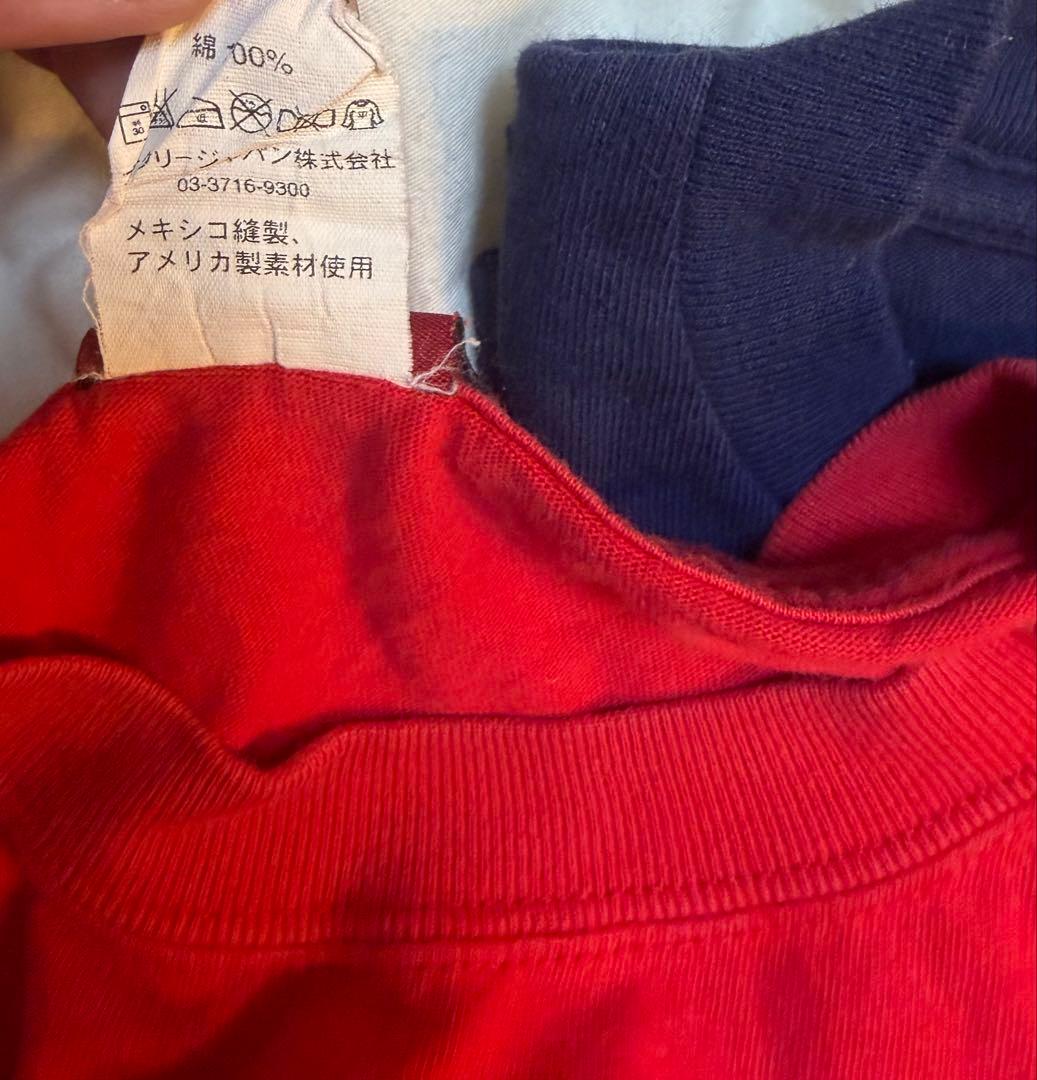 00s OLD OAKLEY アーカイブ スカル 炎 Tシャツ 赤 Lメキシコ製