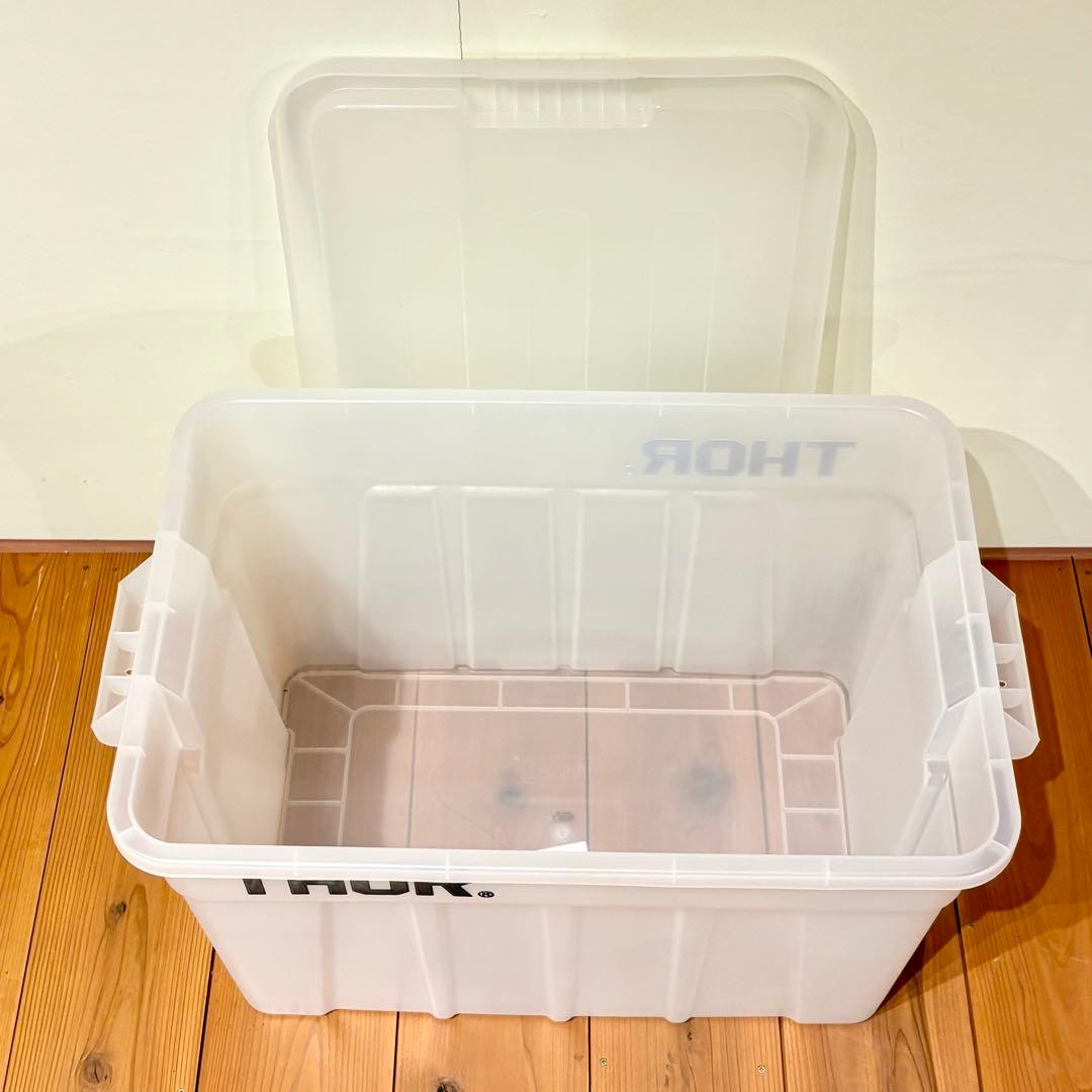 AAA様　THOR 75L 2個 クリア ラージトートBOX