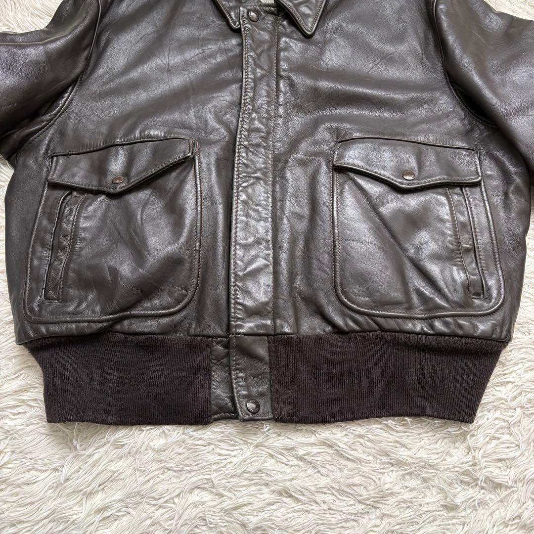 48サイズ ■schott フライトジャケット　 G-1 674MS ブラウン