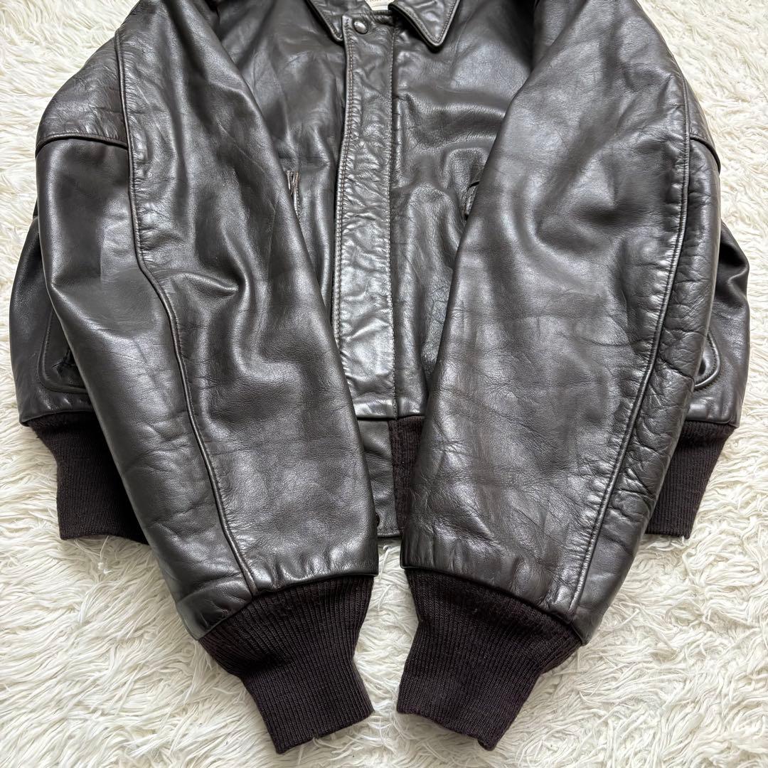 48サイズ ■schott フライトジャケット　 G-1 674MS ブラウン