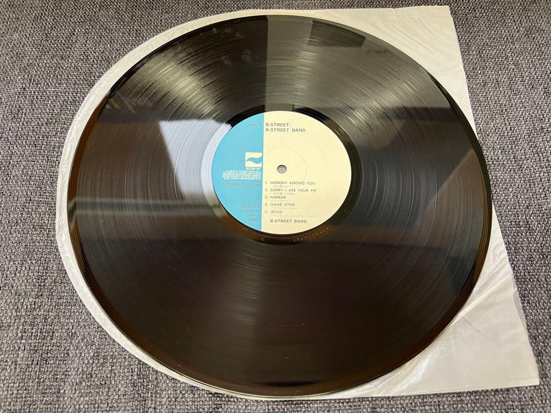 B-STREET BAND B-STREET 1981年　LP邦楽AF-7029