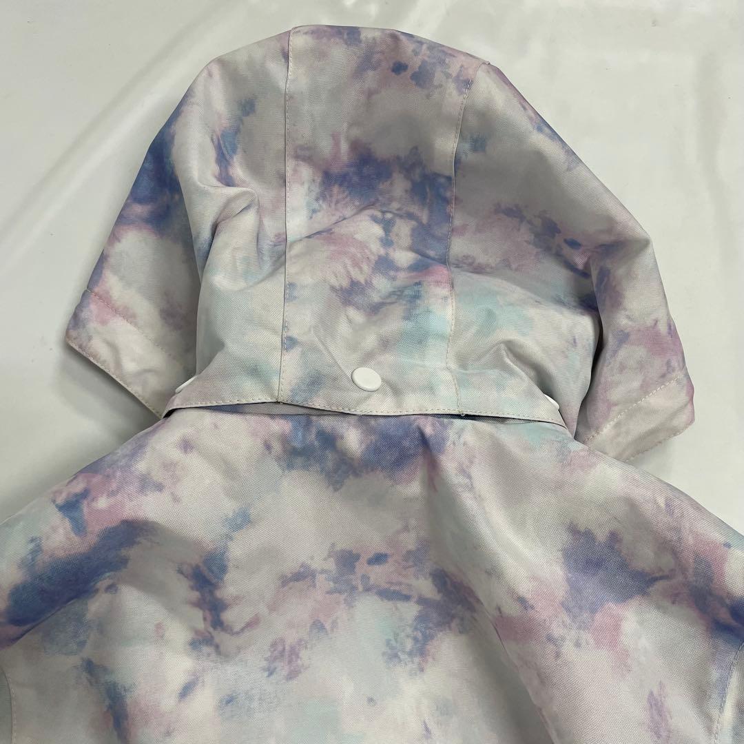 ARBN白×ピンク スキーウェア上下セット 130cm AB33WW1406J③