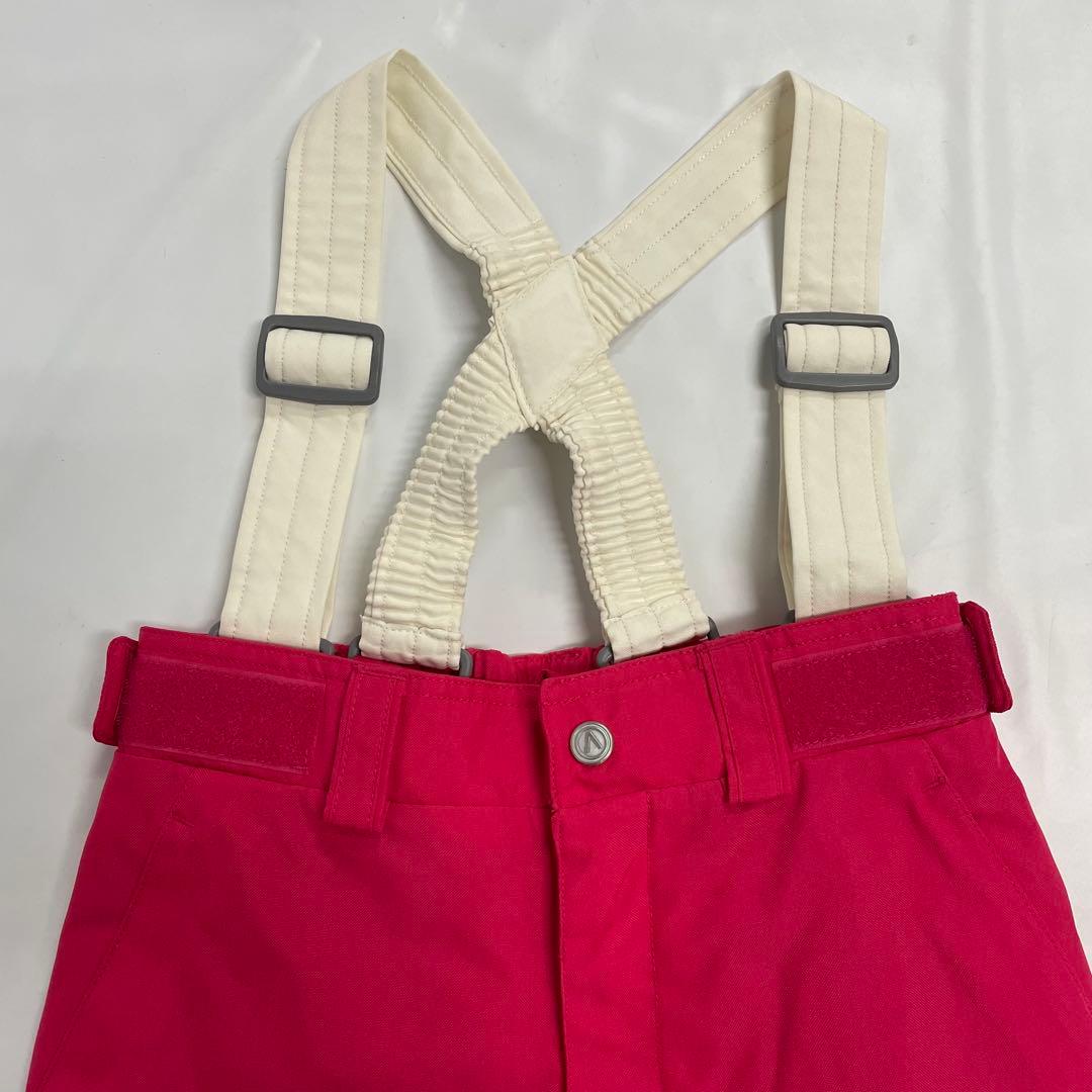ARBN白×ピンク スキーウェア上下セット 130cm AB33WW1406J③