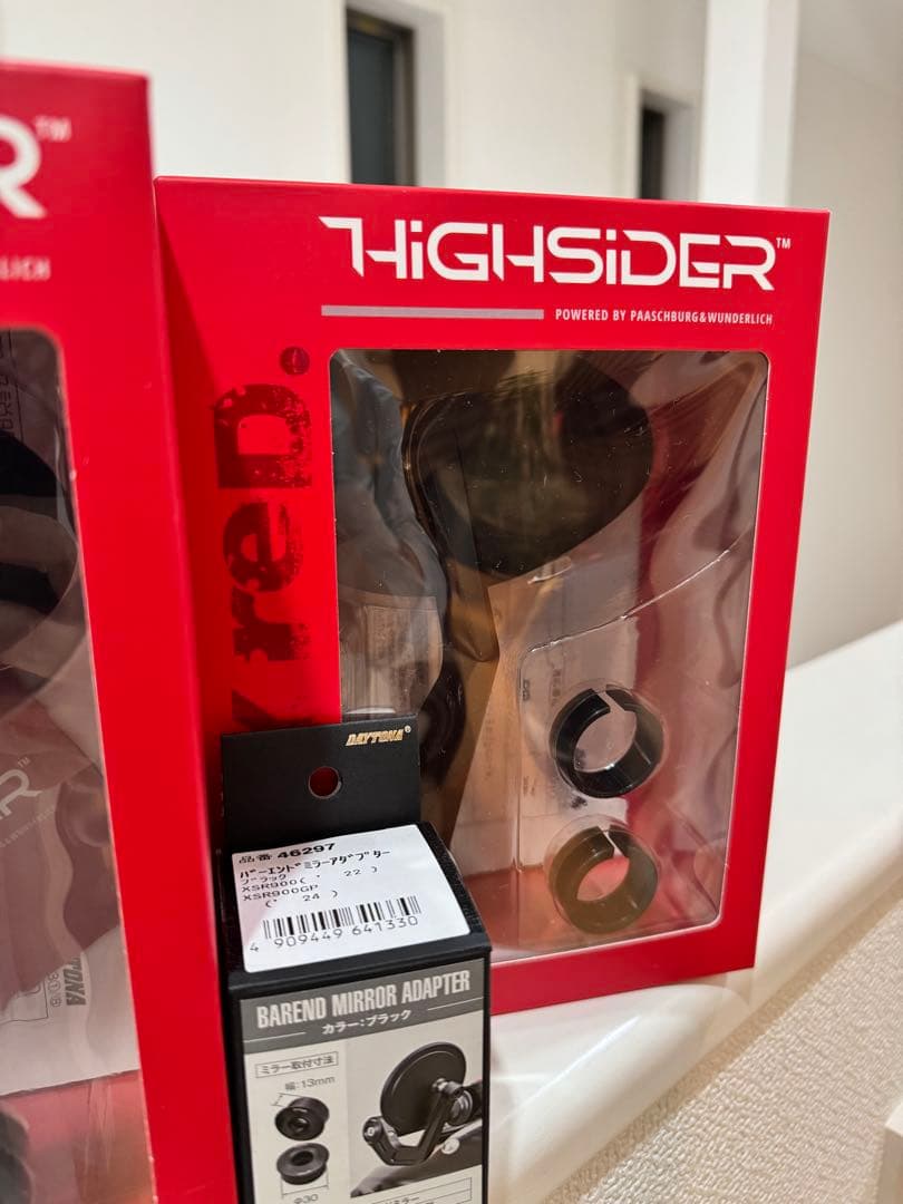 XSR900GP デイトナ アダプター HIGHSIDER バーエンドミラー