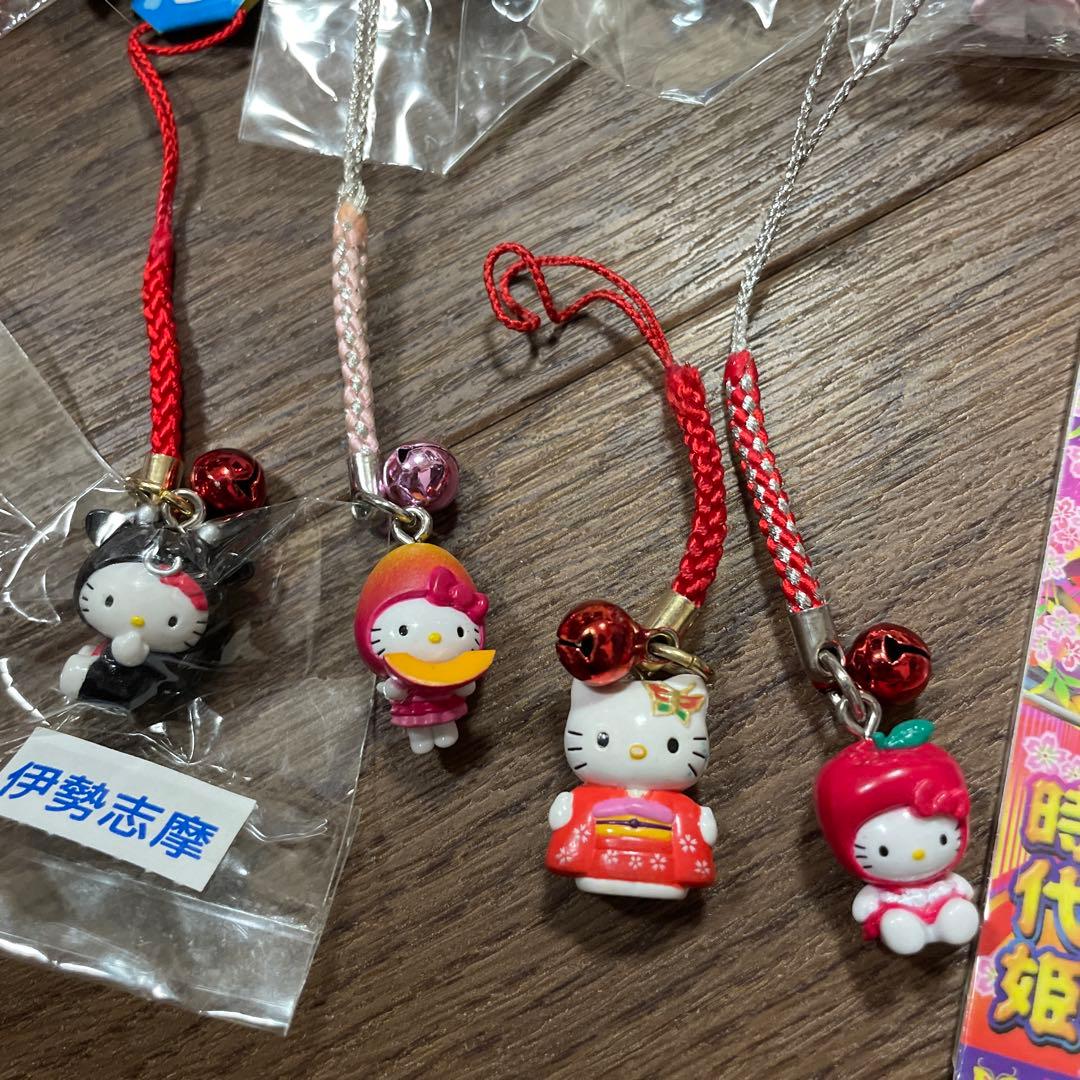 ご当地キティ ストラップセット キーホルダー