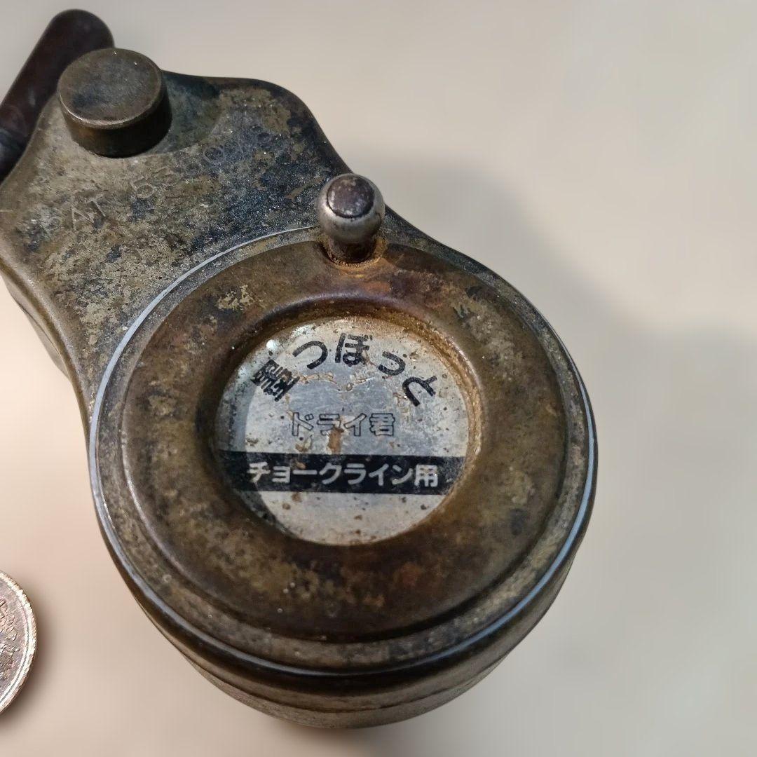 305..木材などに線をつける墨壺測定器 アンティーク、予約確定品