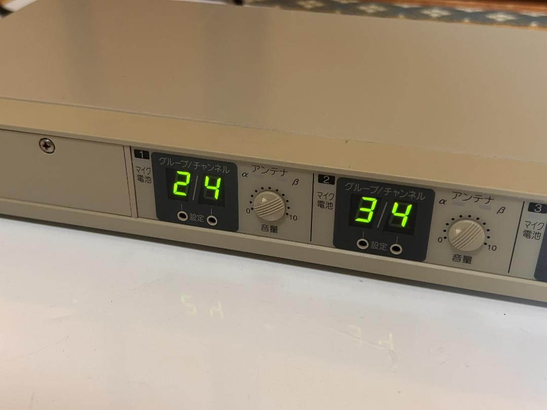 h*K様 Panasonic WX-4040B　ワイヤレス受信機 　　現状