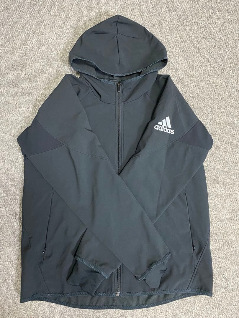 adidas ブラック ジャージ上下セット