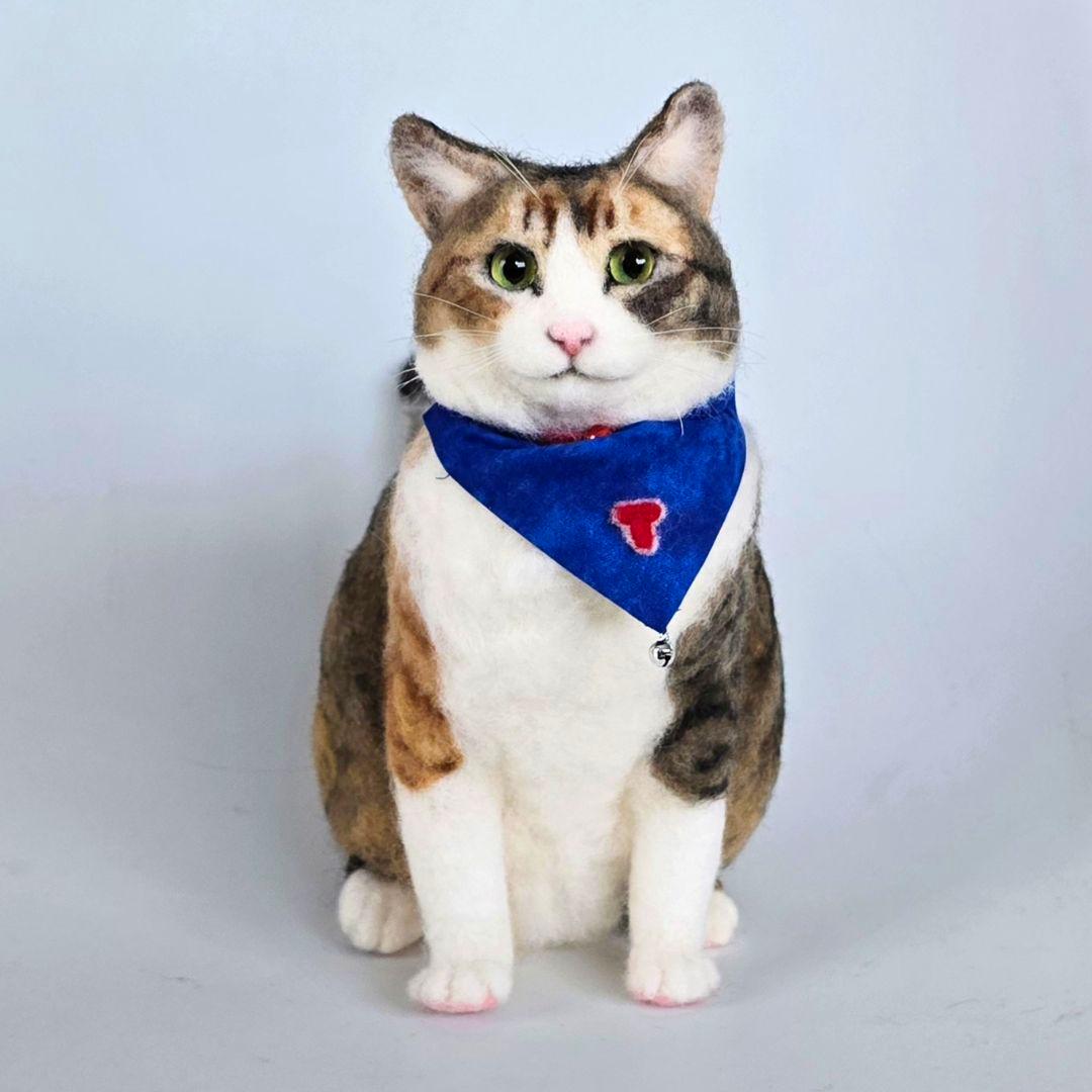 うちの子風羊毛フェルト猫 ArIsA様オーダー
