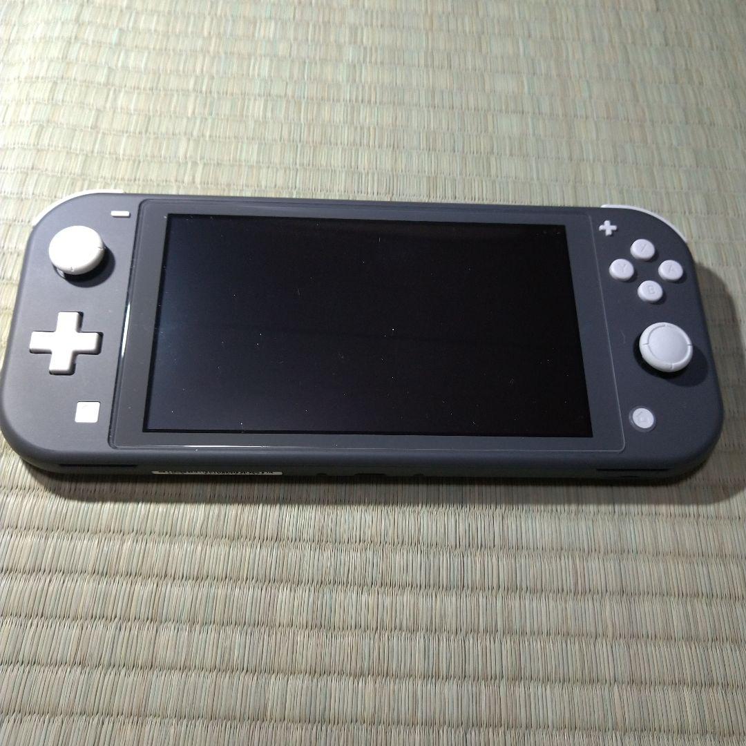 ②Nintendo Switch lite グレー　本体+ACアダプターセット