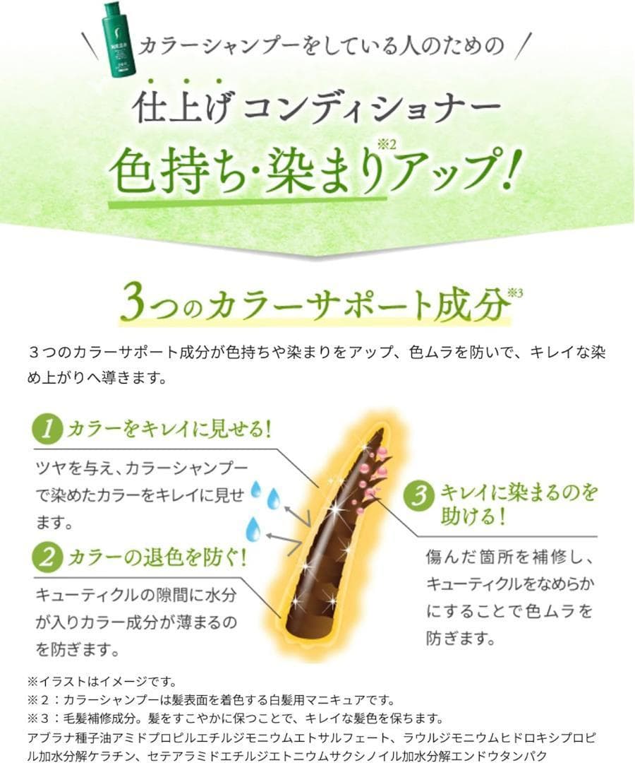 Sastty 利尻カラーシャンプー ライトブラウン ケアコンディショナー セット