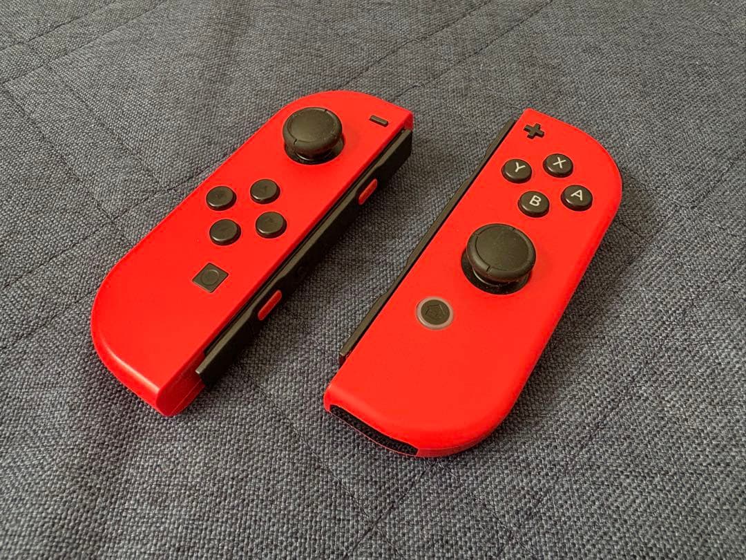 ◆美品◆NINTENDO SWITCH/マリオレッド×ブルー セット◆