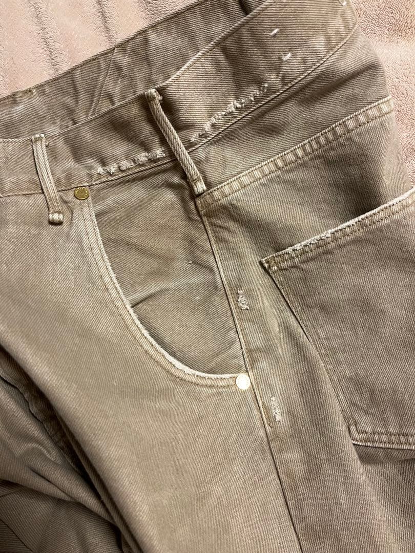 【upper hights for conte 】ベージュデニムパンツ　24