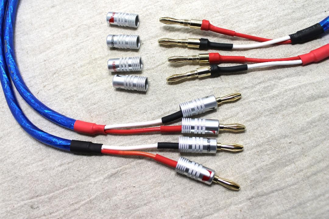 2200αゾノトーンZONOTONE 1m2本 ナカミチ新品金バナナプラグ付
