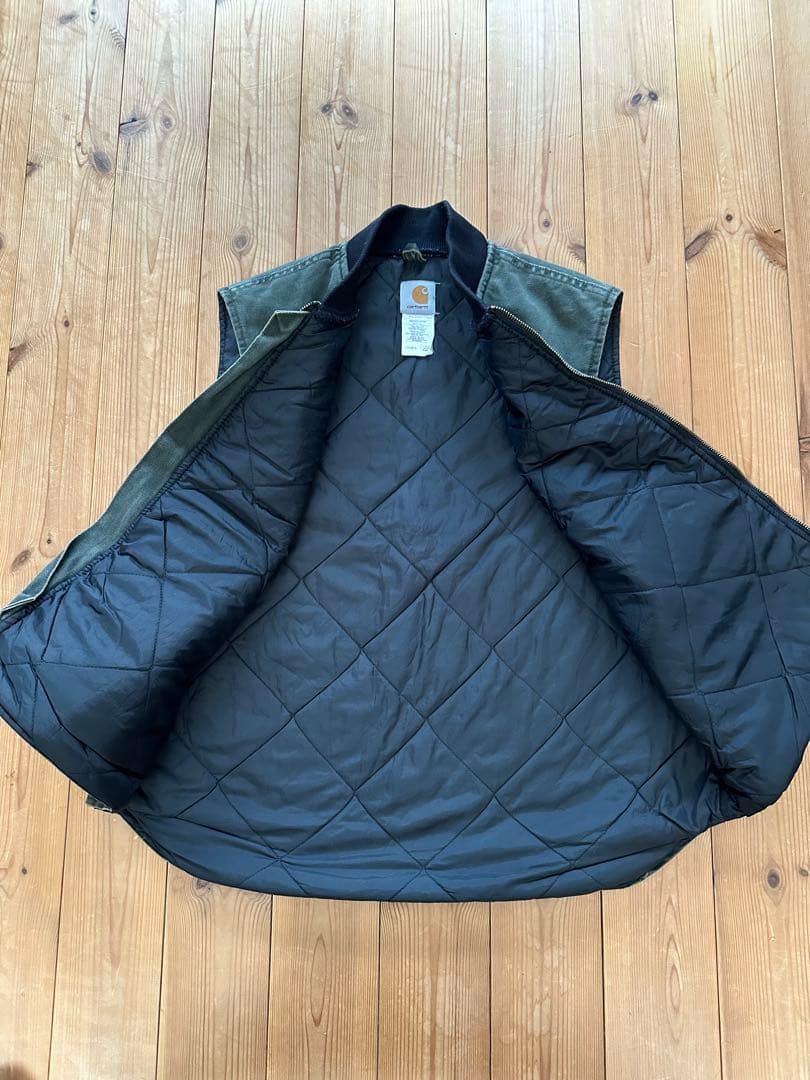 いけさん専用Carhartt ダックベストXL USA製 腰ゴム V02MOS