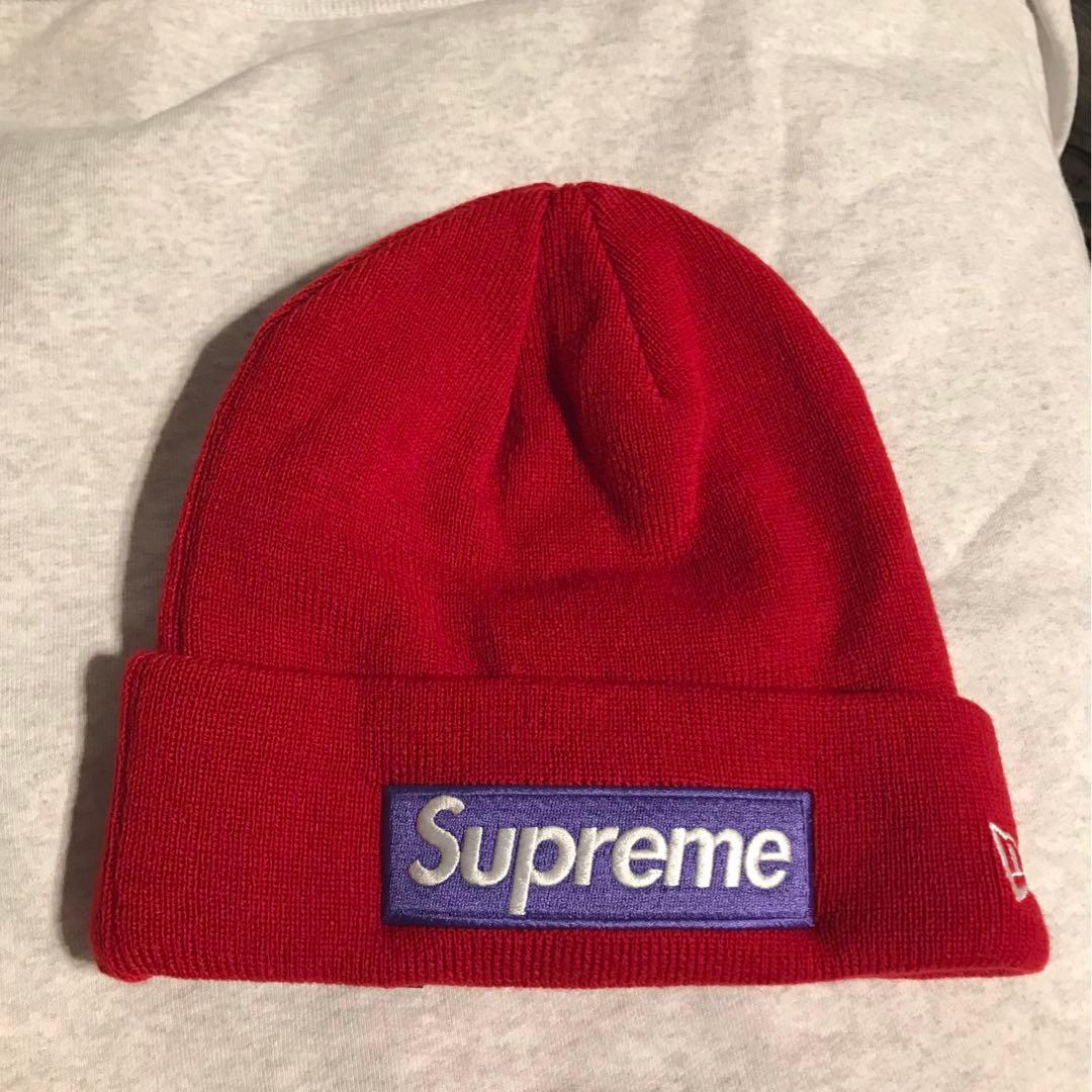 新品New Era 17AW supremeBox Logo Beanie