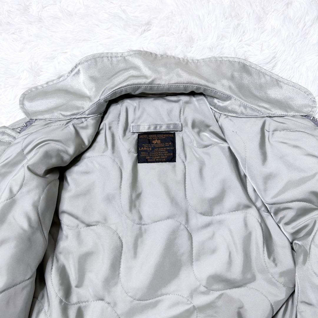 【希少/USA製】ALPHA INDUSTRIES CWU-45/P シルバー