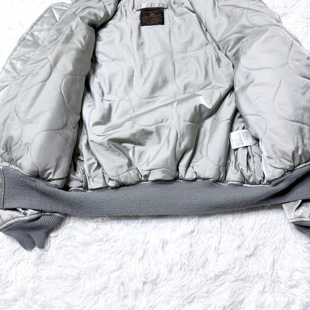 【希少/USA製】ALPHA INDUSTRIES CWU-45/P シルバー