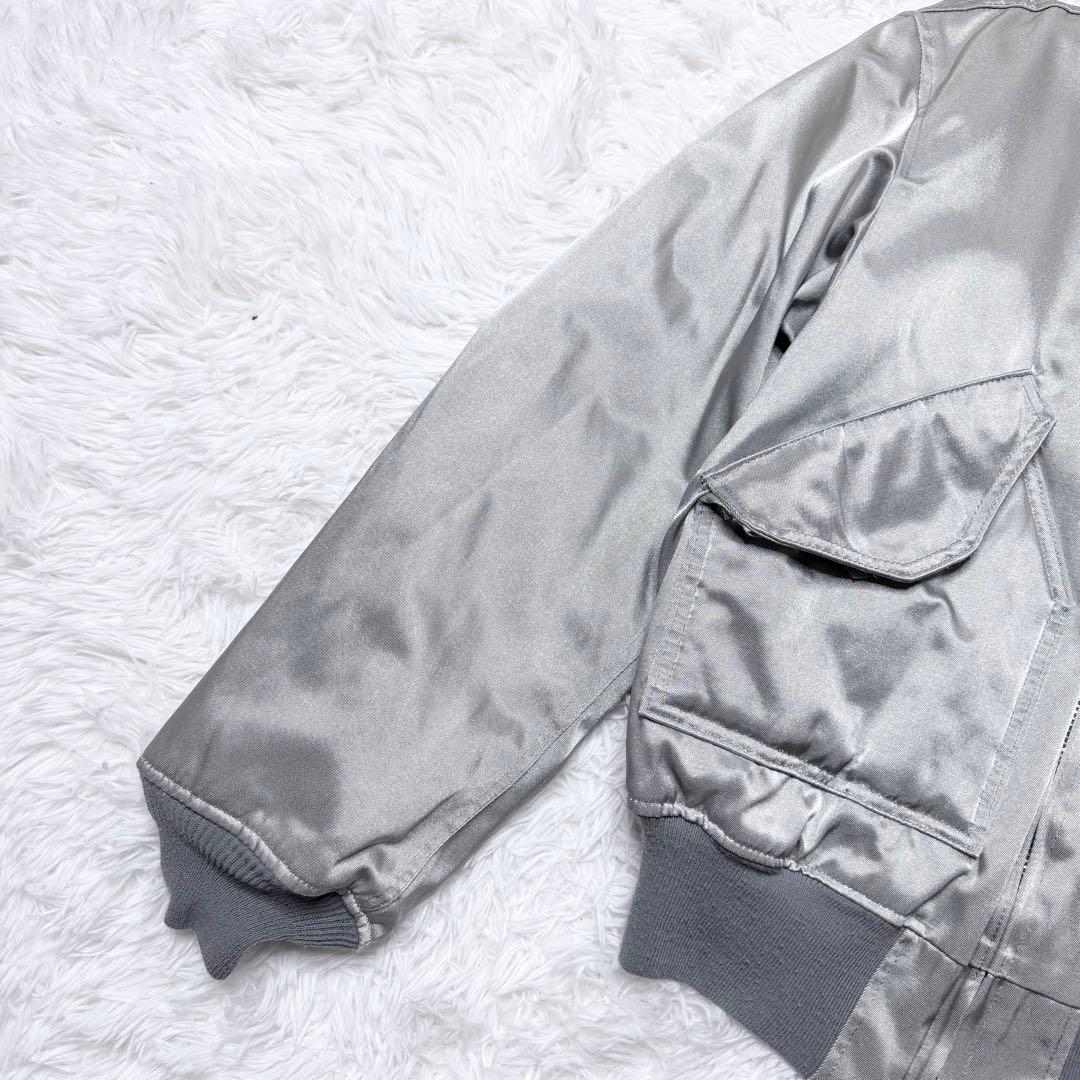 【希少/USA製】ALPHA INDUSTRIES CWU-45/P シルバー
