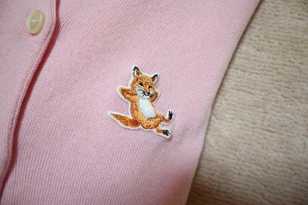 MAISON KITSUNE メゾンキツネ カーディガン レディース ピンク