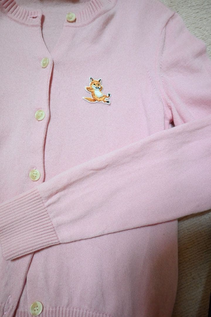 MAISON KITSUNE メゾンキツネ カーディガン レディース ピンク