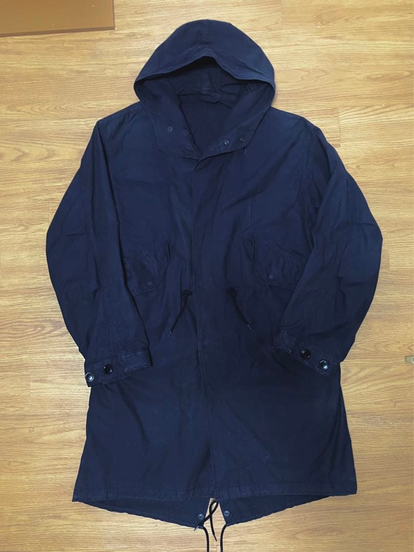 comoli／タイプライター フーデットコート／コモリ／モッズコート