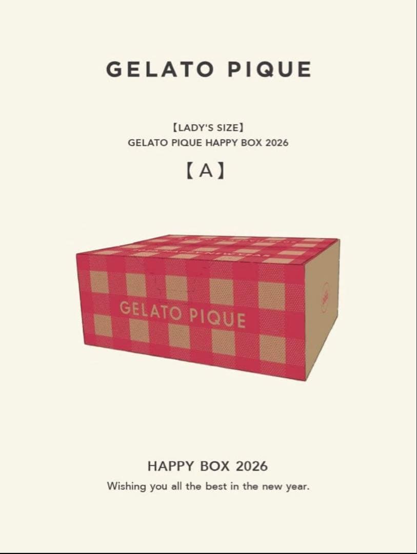 福袋　GELATO PIQUE HAPPY BOX 2026 <A>