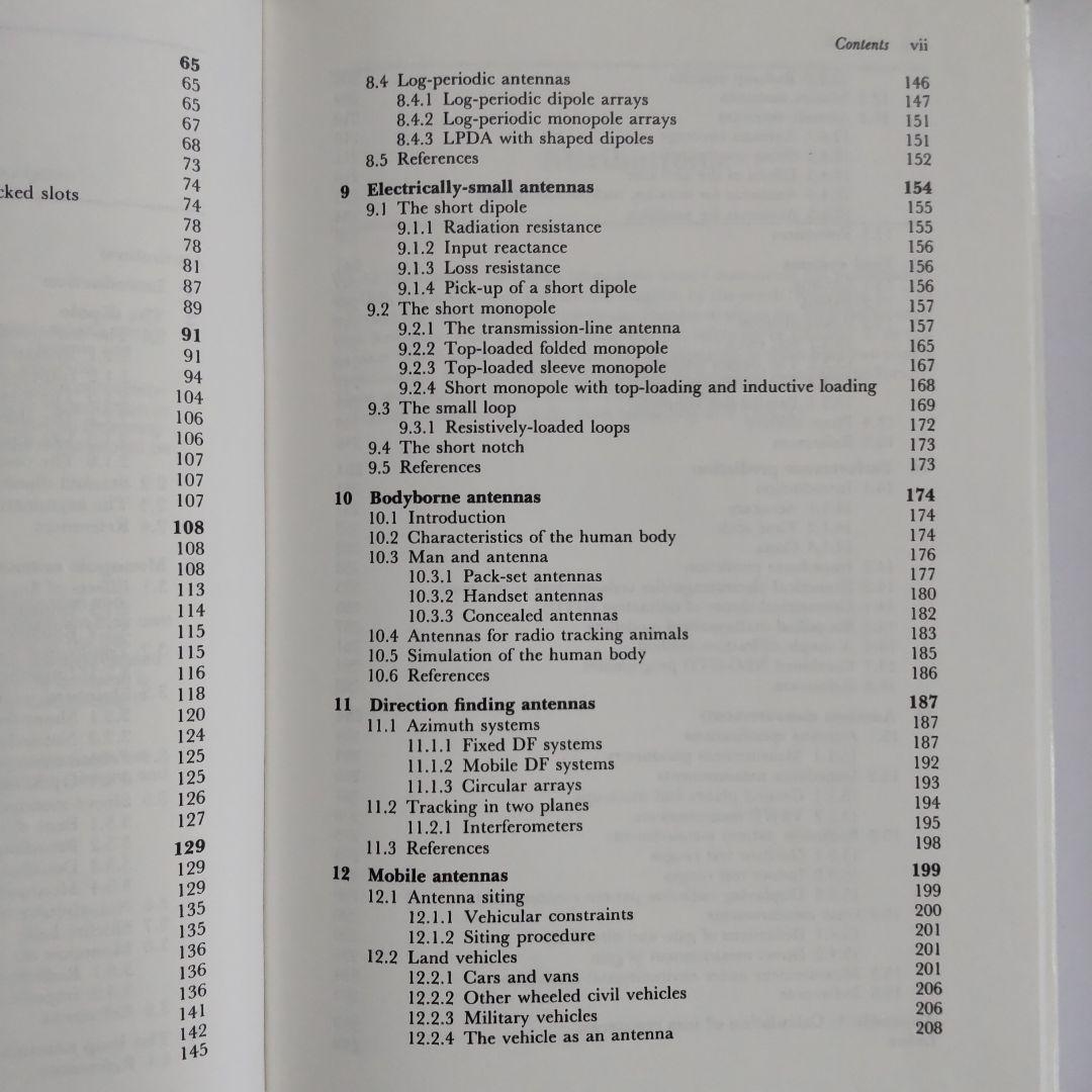 洋書 VHF and UHF Antennas IEE