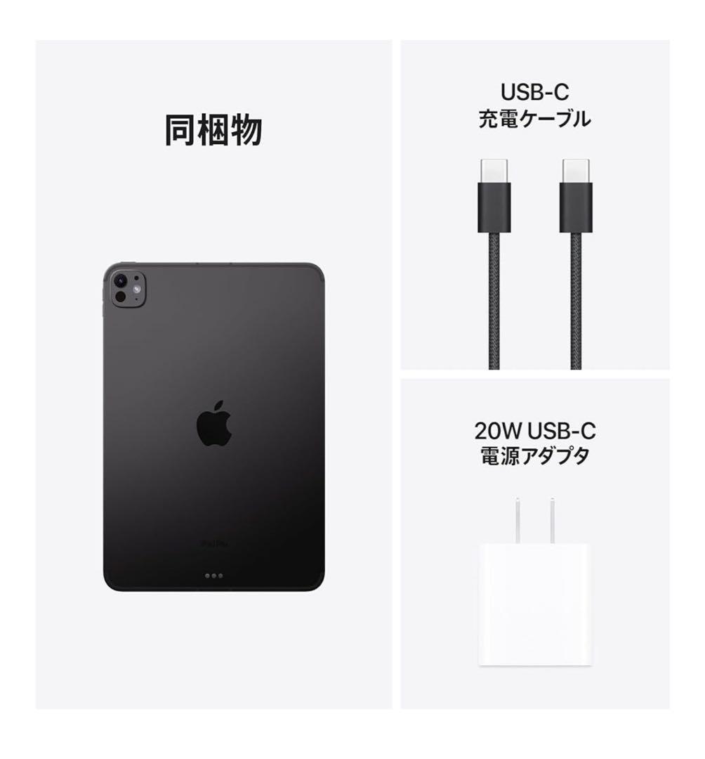 iPad Pro 11インチ 256GB Wi-Fi 2024年版 M4チップ