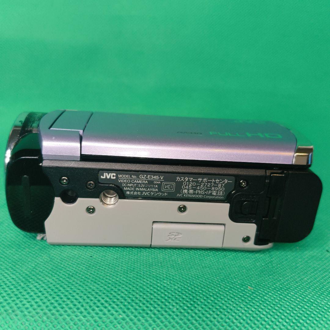 【動作確認済】JVC GZ-E345-V ビデオカメラ
