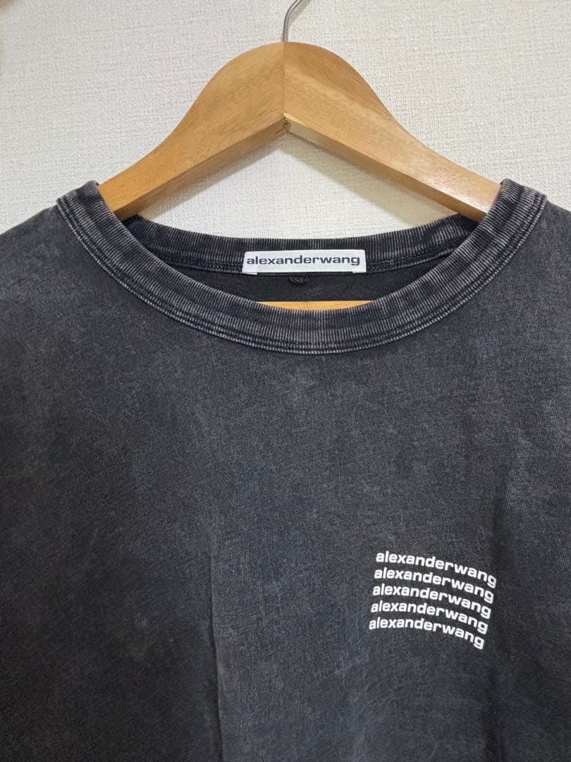 Alexander Wang クロップド丈 半袖Tシャツ