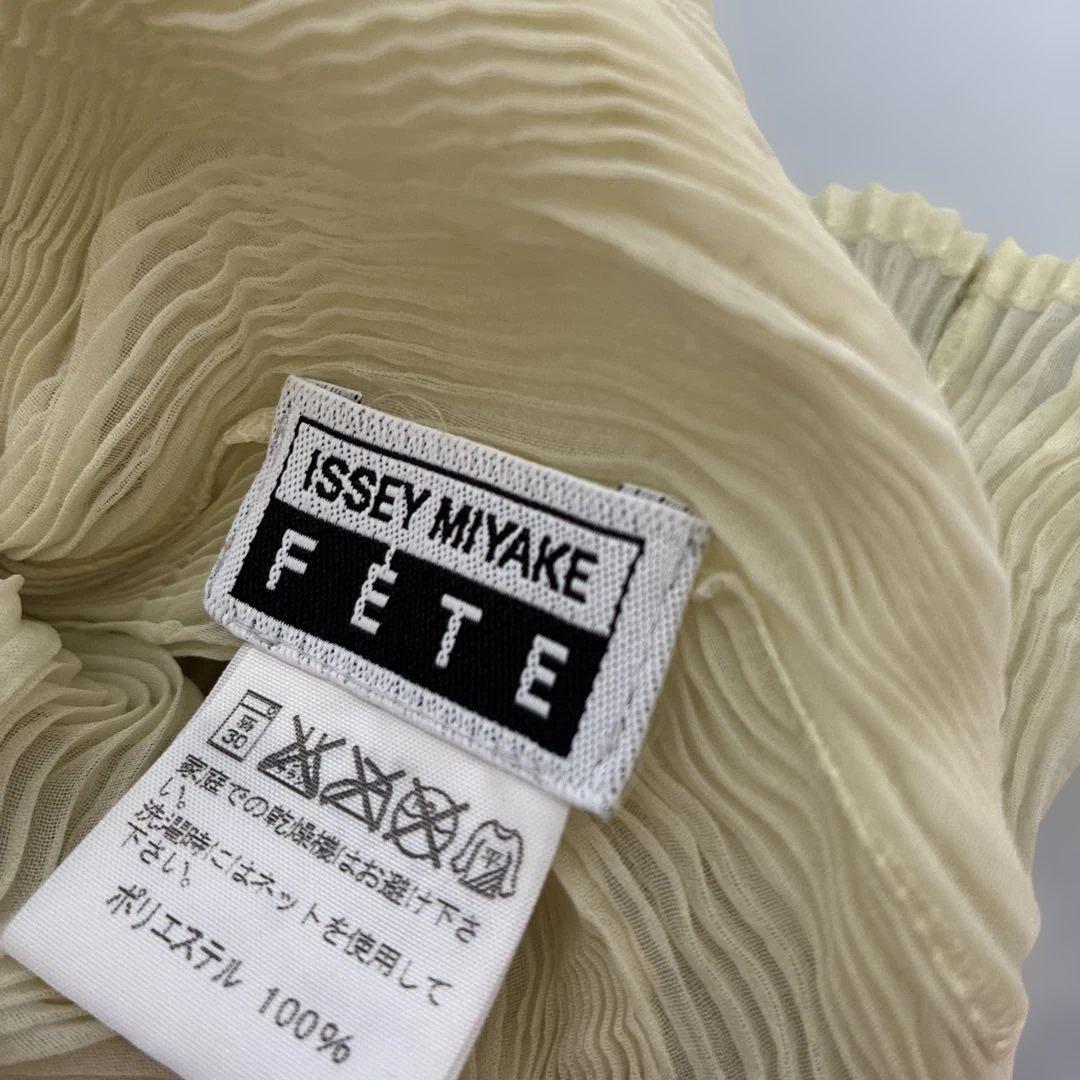 FETE ISSEY MIYAKE プリーツブラウス　サイズ2 薄地