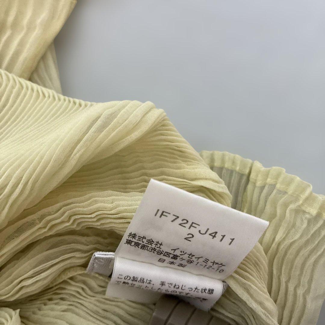 FETE ISSEY MIYAKE プリーツブラウス　サイズ2 薄地