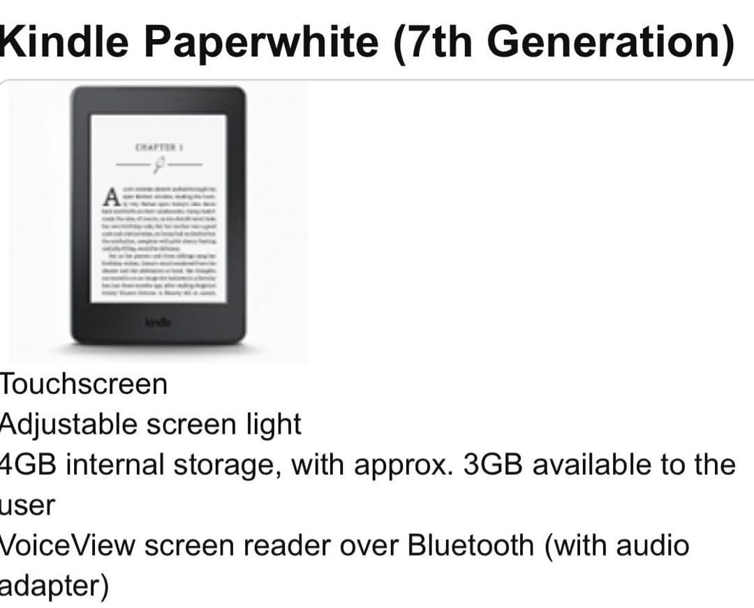 Kindle Paperwhite (第7世代) 本体