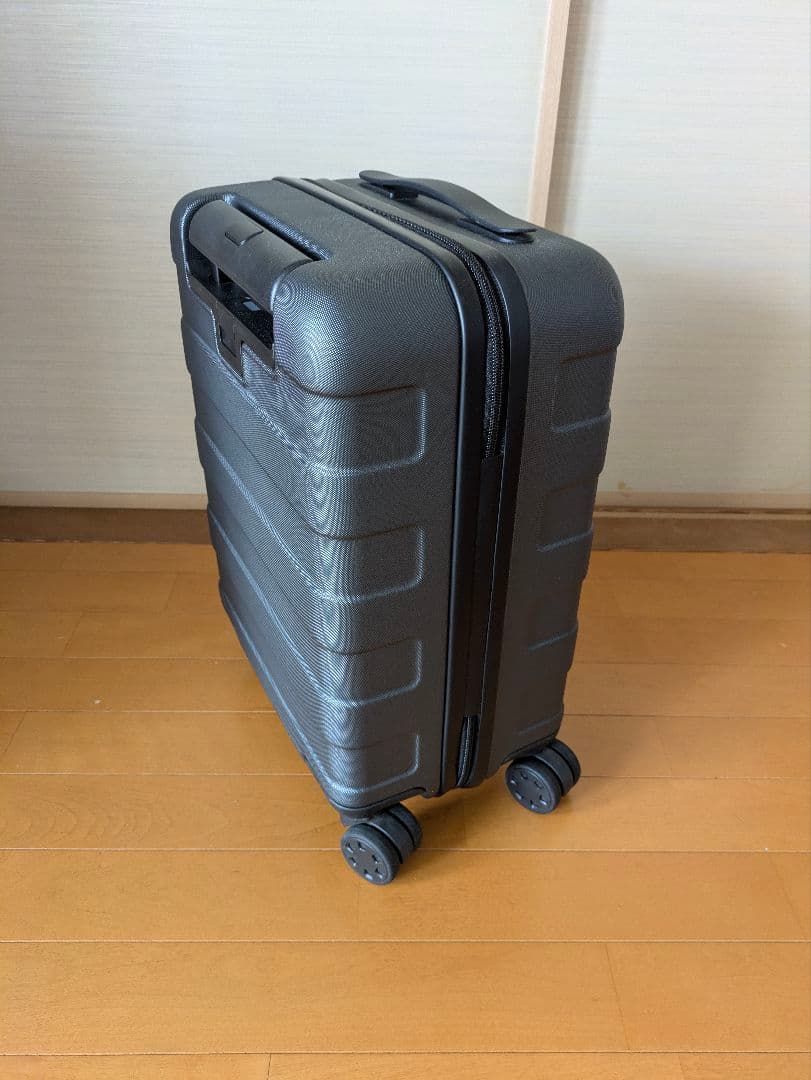 無印良品 Muji バーを自由に調節できるキャリーケース　グレー 20L