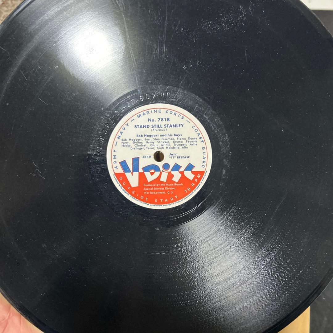 ②ジャズのV-Disc 6枚セット！SPレコード、SP盤、戦時中
