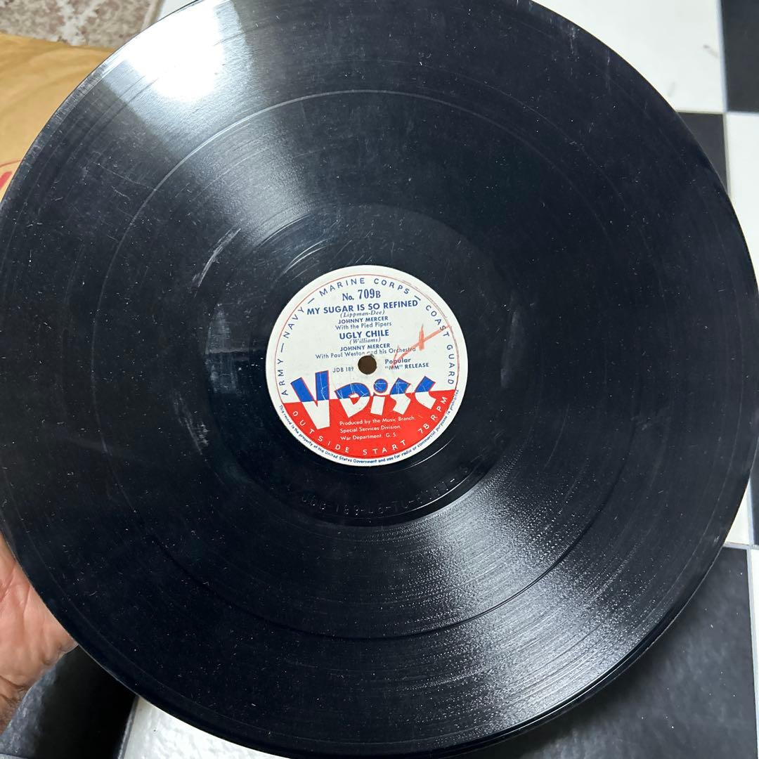 ②ジャズのV-Disc 6枚セット！SPレコード、SP盤、戦時中