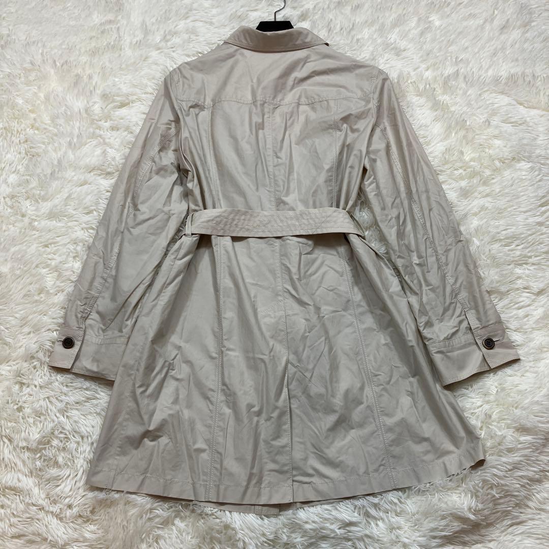 美品 希少サイズ バーバリー スプリングコート ノバチェック ホワイト 3XL