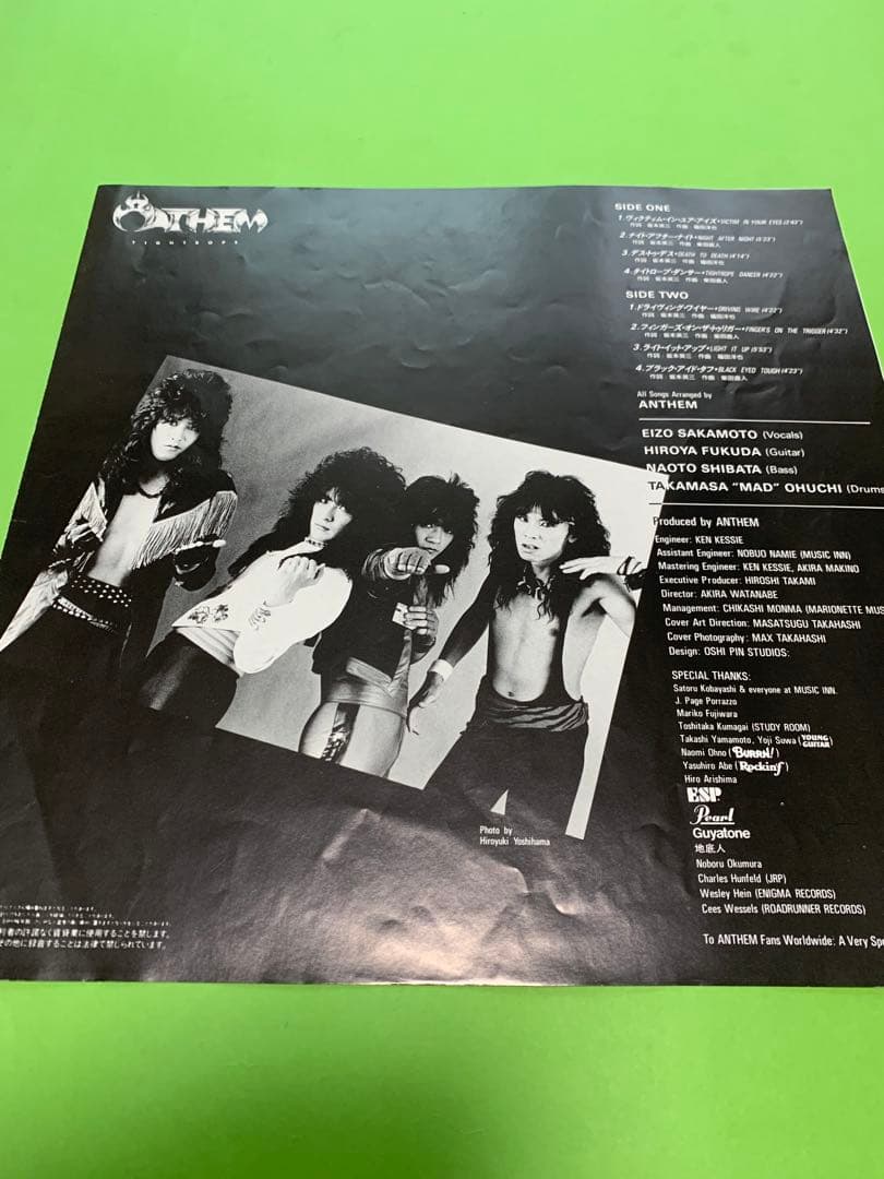 ANTHEM アンセム tightrope  タイトロープ サイン入り