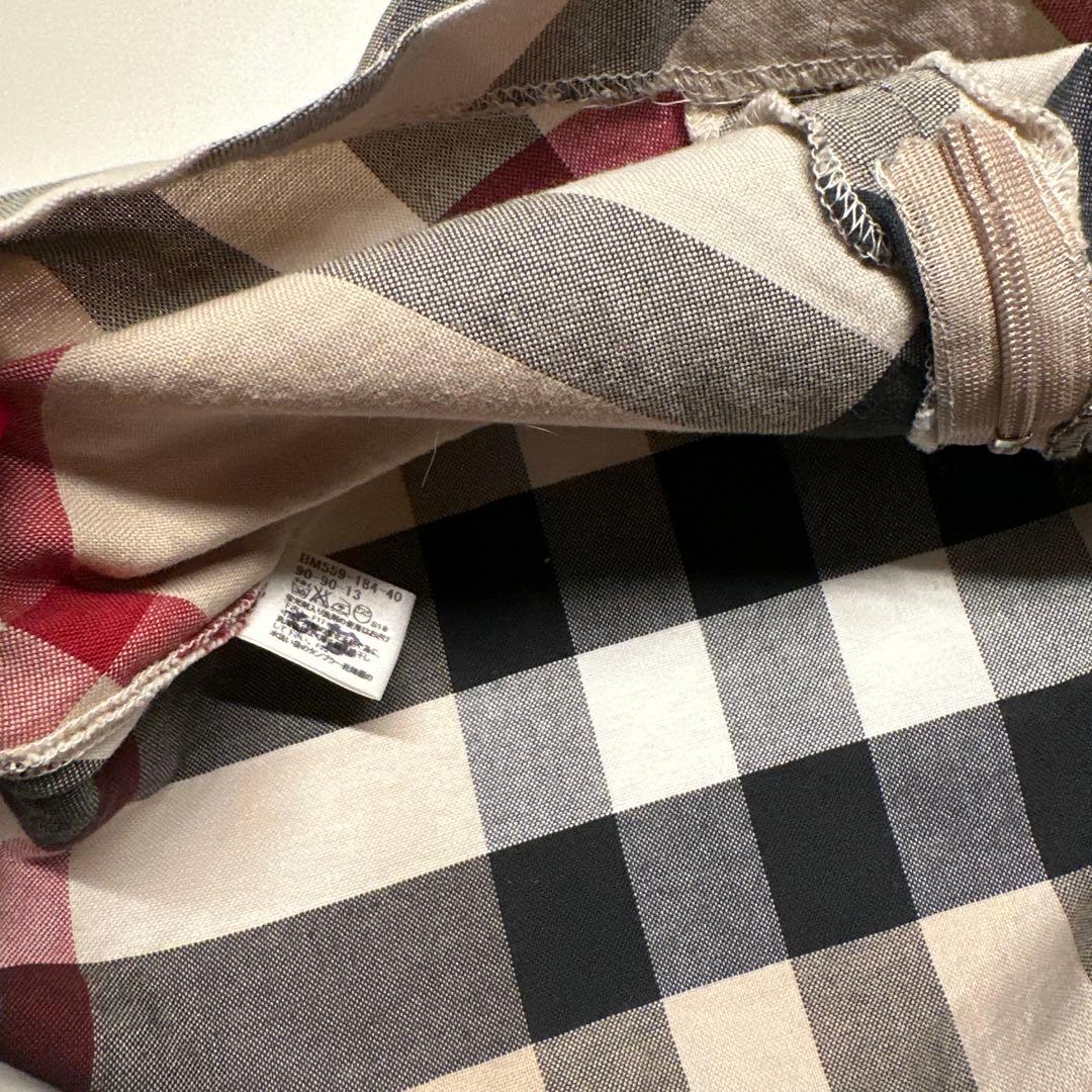 【美品】BURBERRYワンピース ノバチェック　90 コットン100％