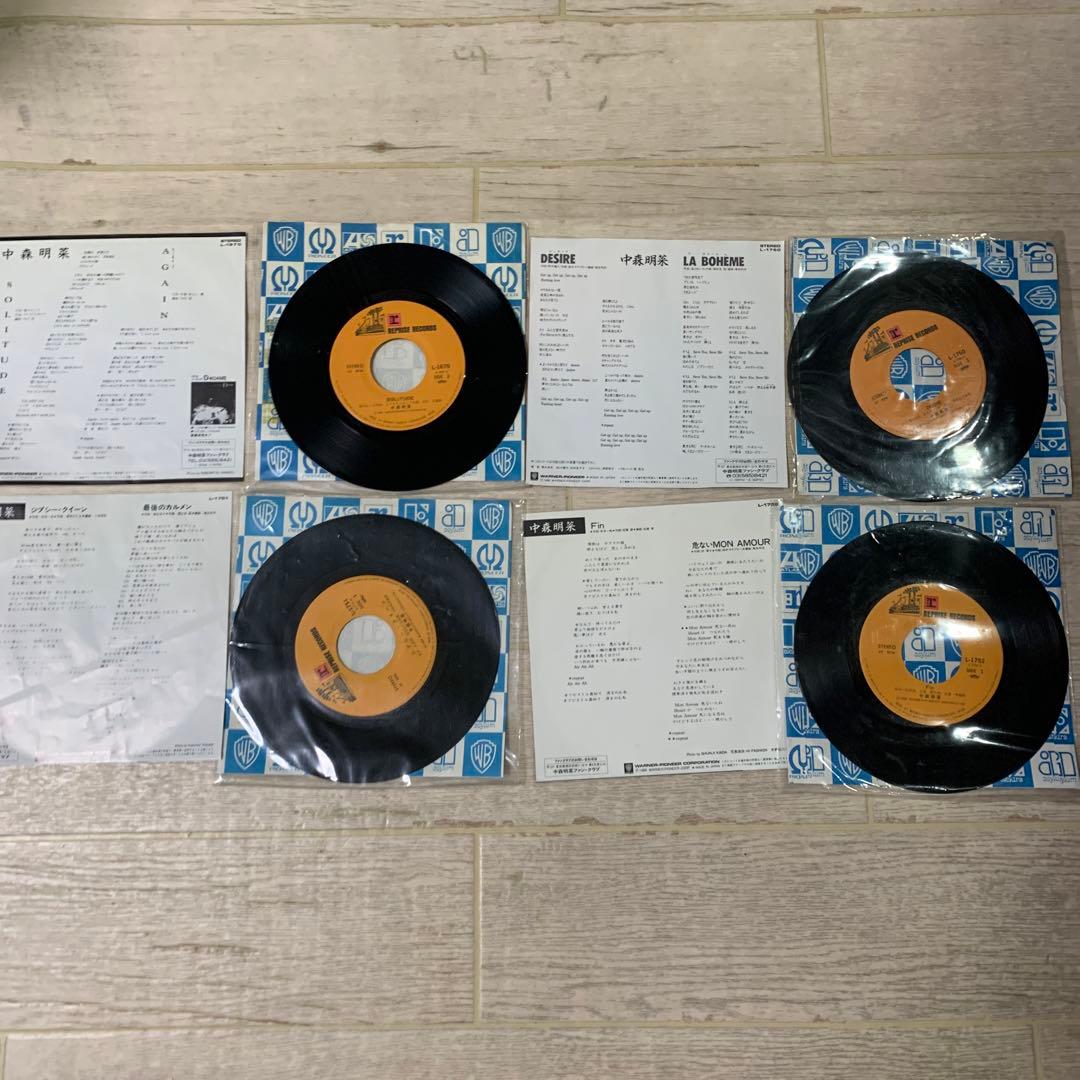 中森明菜　EPレコード　スローモーション〜TATTOOまで　21枚セット