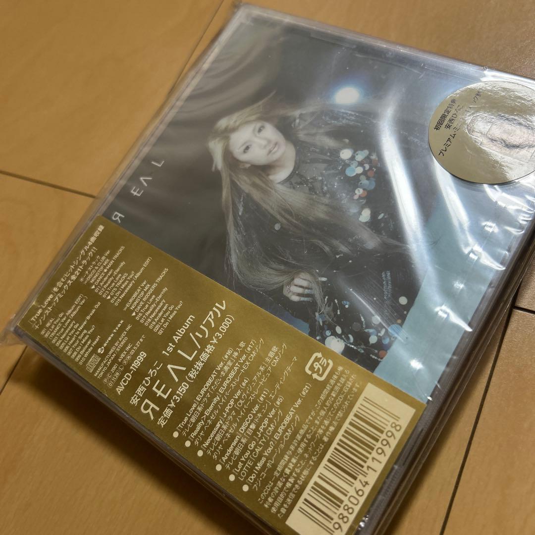 【即購入ok!!】安西ひろこ アルバム 『REAL』初回限定盤 新品未開封