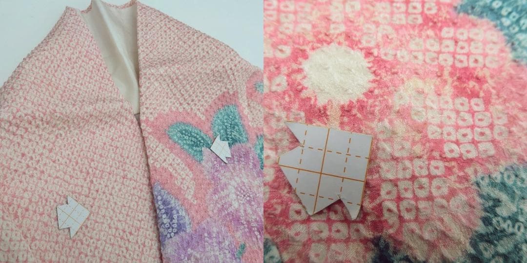Y3902◇美品 正絹 総絞り 手縫い仕立て 成人式 振袖 着物